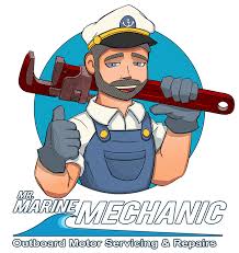 Marine mechanic logo