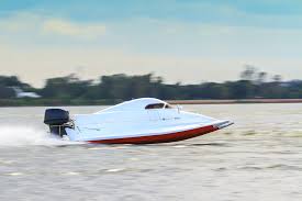 Speedboat on the water