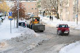 Man shoveling snow