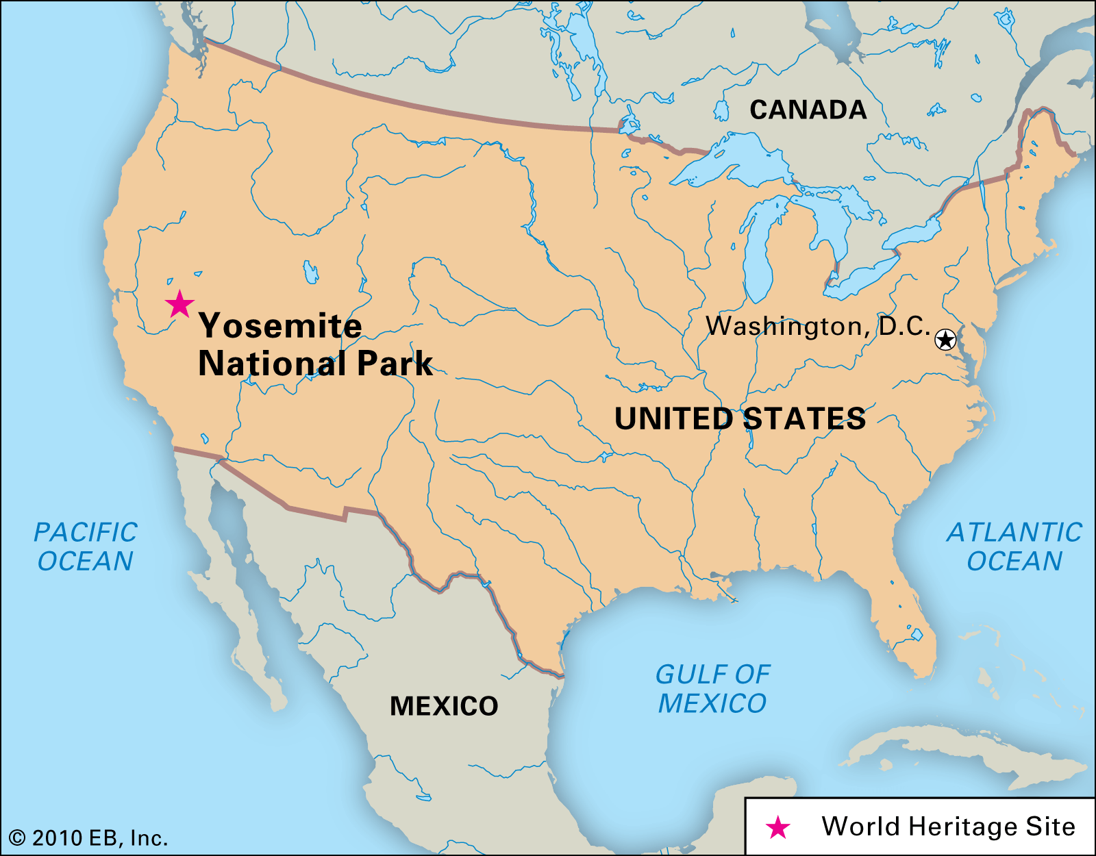 Yosemite Map