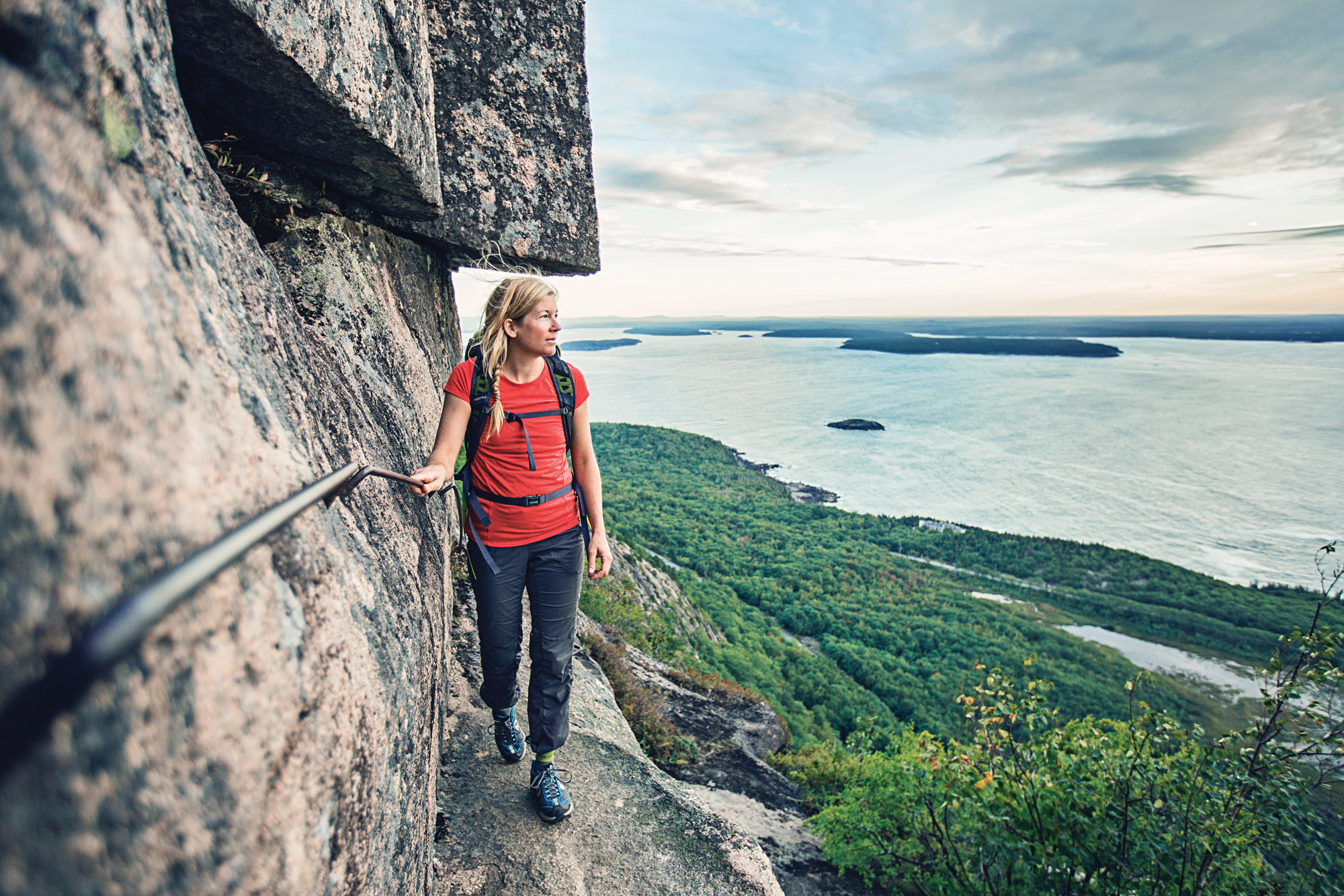 Girl on a trail